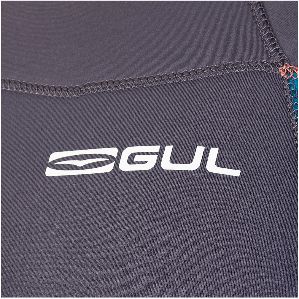 2025 Gul Womens Response 4/3mm GBS Back Zip Wetsuit RE1248-C1 - Grey / Marbel